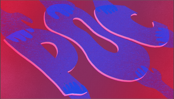 Illustration of the letters "POC" being pulled at by hands from opposing directions.